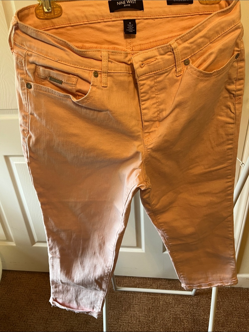 Nine West Soft Peach Capris